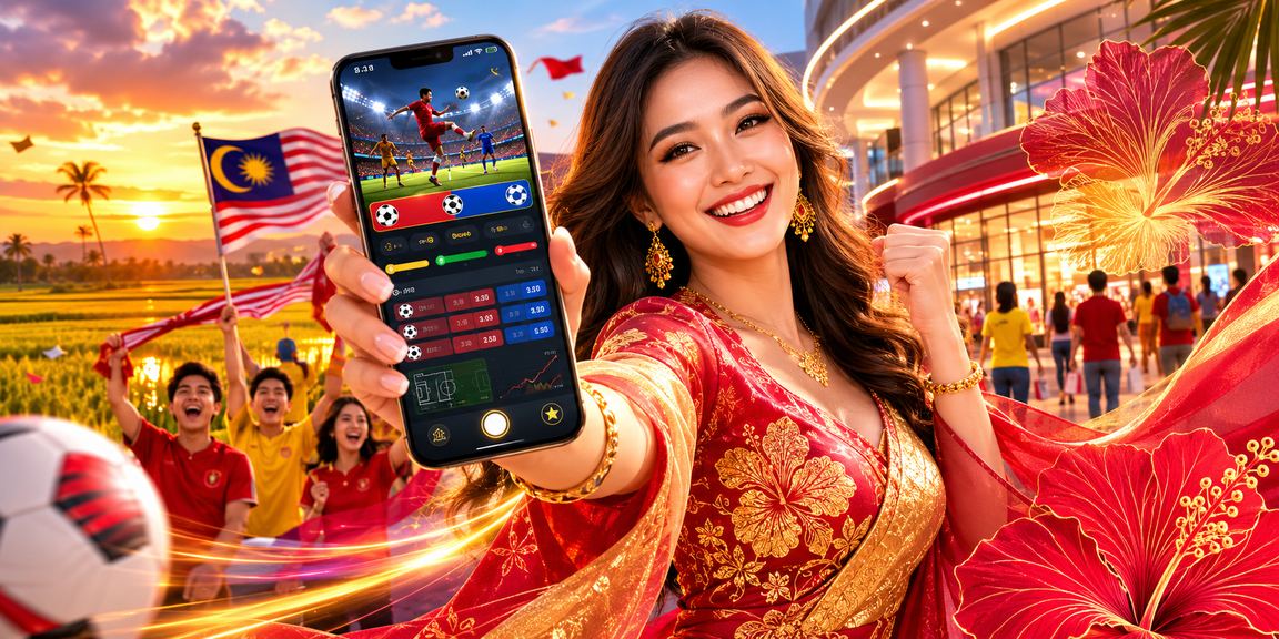 Player using a mobile casino app in Kedah