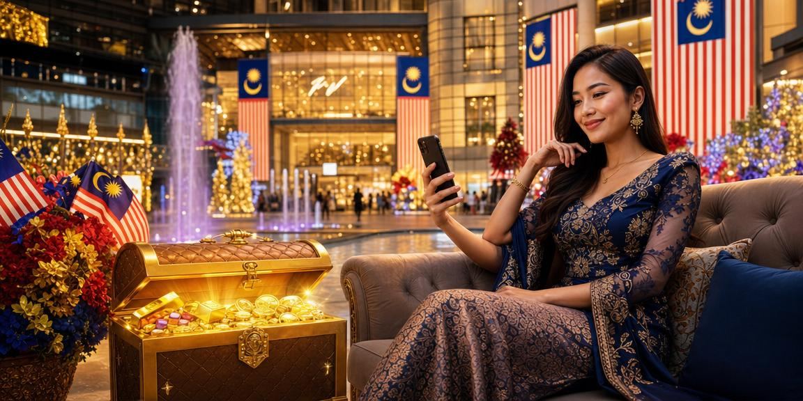 Festive casino app promotion in Kuala Lumpur